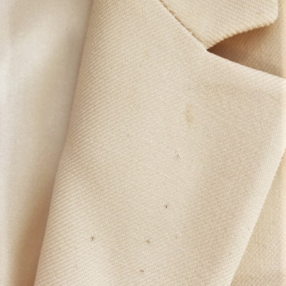 Gucci Double Breasted Blazer Jacket Buttercream - Picture 3 of 8